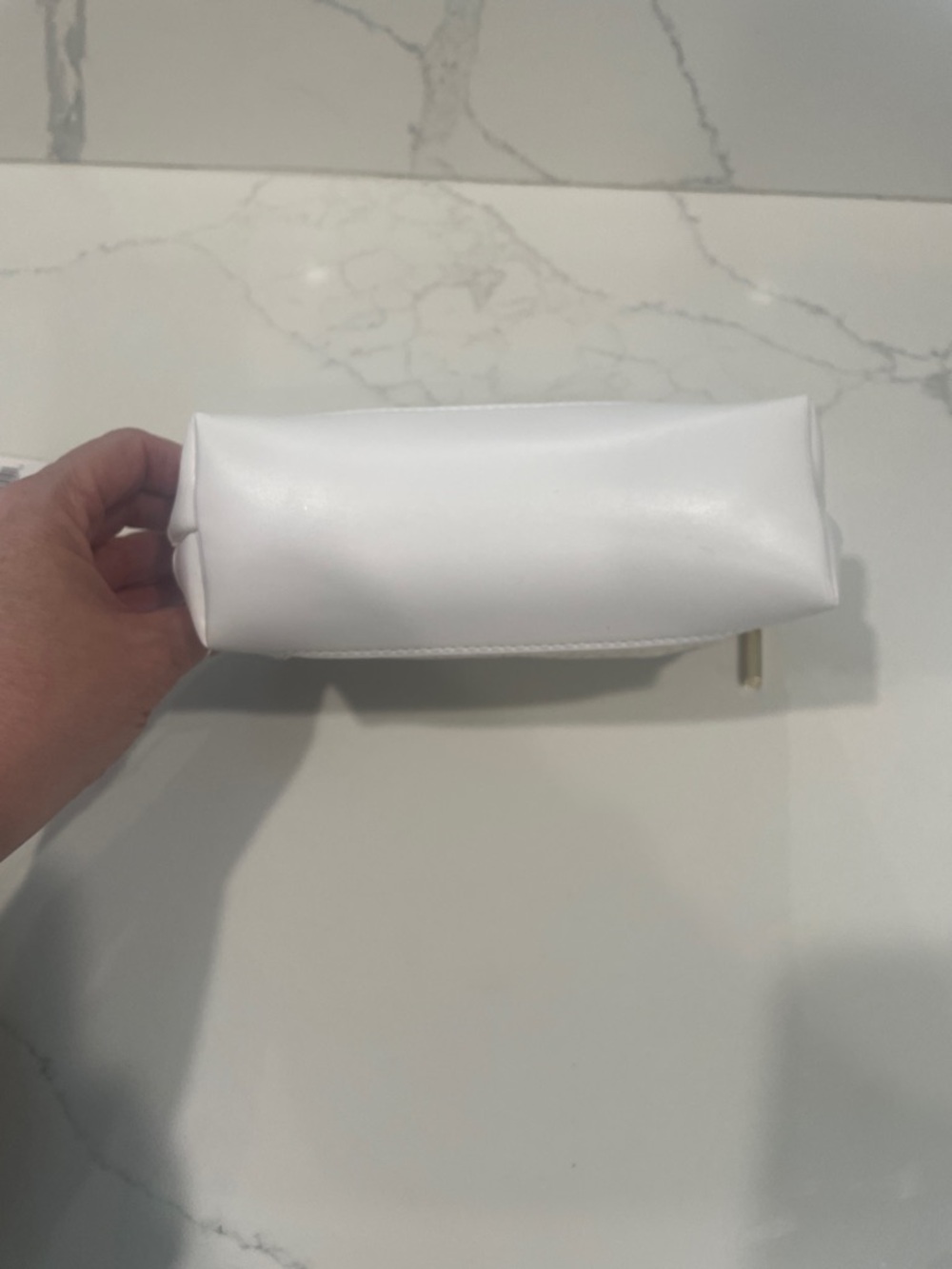 Kendra Scott White and Gold Patterned Cosmetic Pouch Duo - Picture 6 of 9